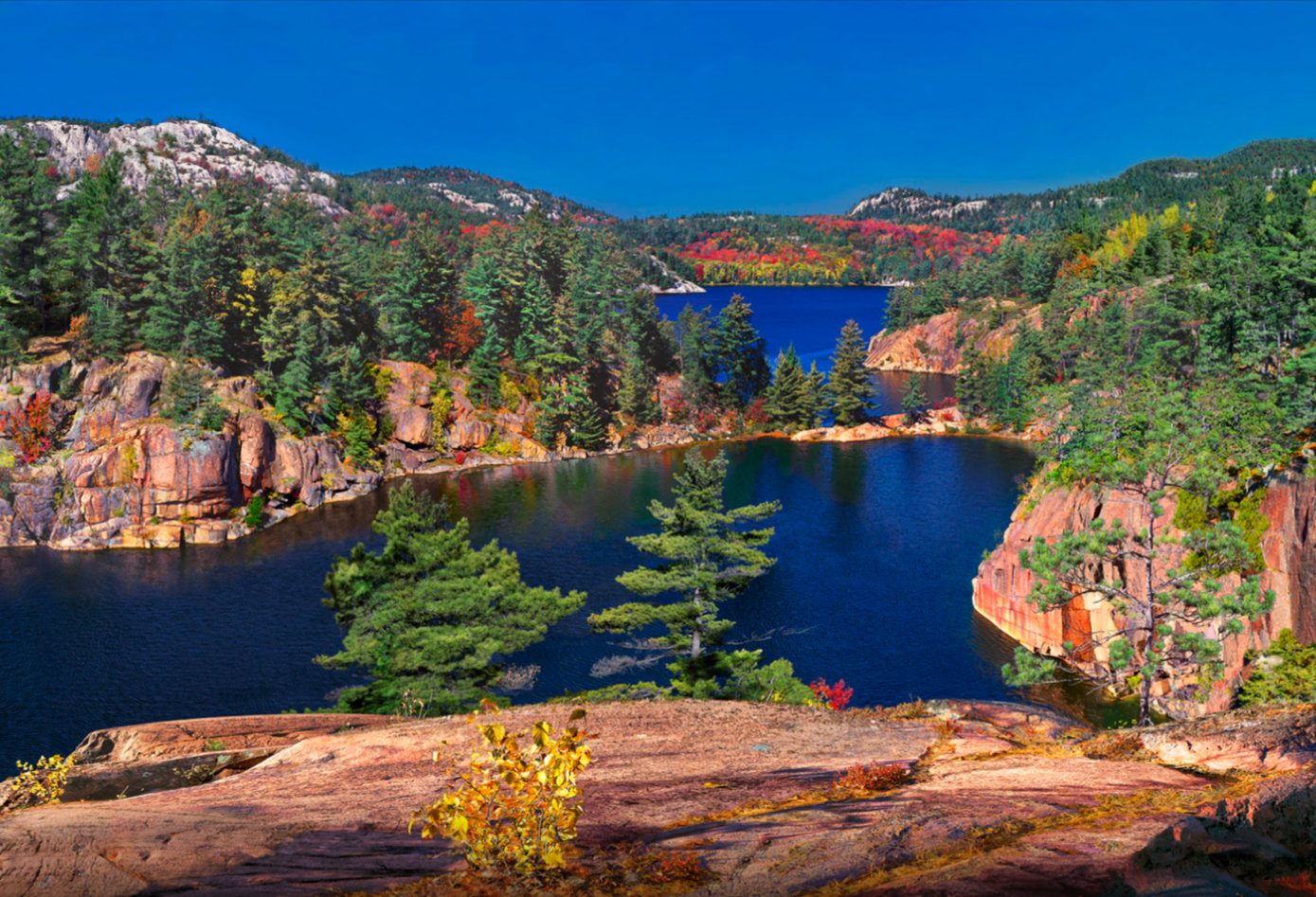 Sheguiandah Lake / George Lake,
            Killarney Provincial Park, Ontario